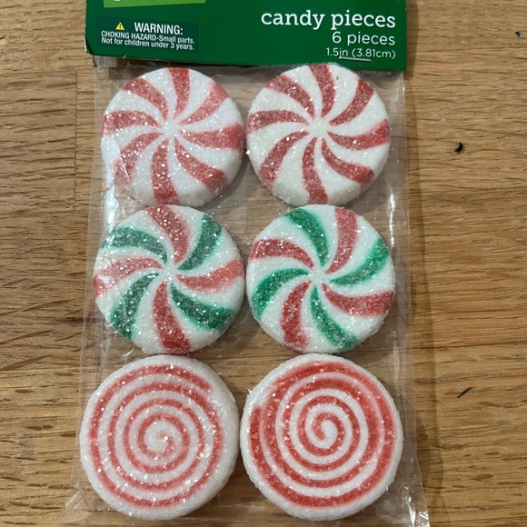 6 Faux Peppermint Candy New! - Picture 1 of 2